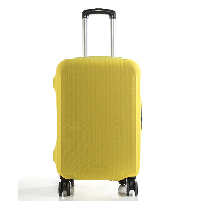 Solid Color Elastic Luggage Protection Cover